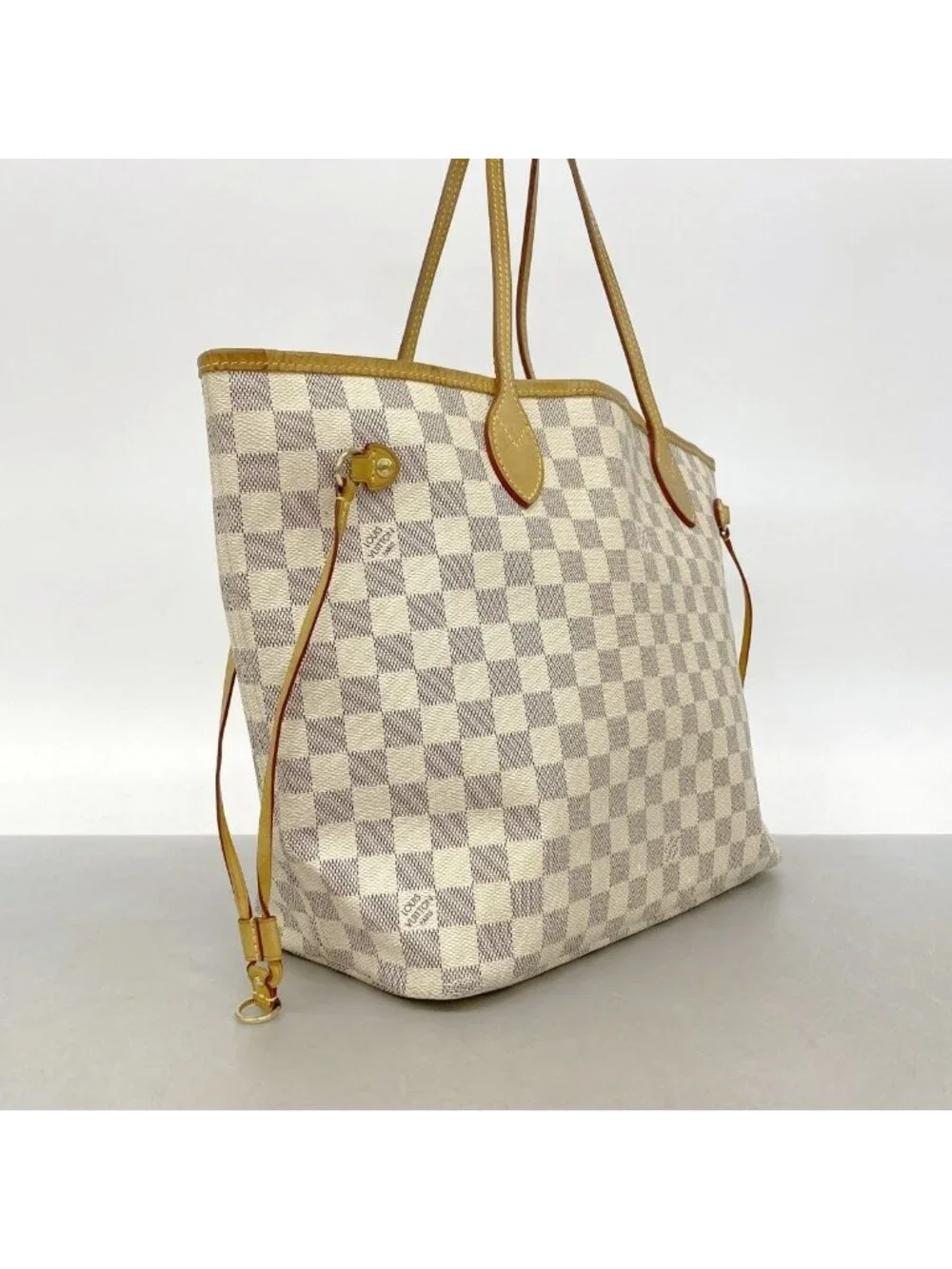 Louis Vuitton Tote Damier Azur Neverfull MM White